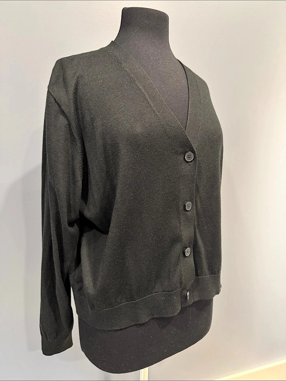a new day Open Front Cardigan Black XL NWT
